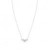 Nomination Colour Wave Silver Necklace with White CZ