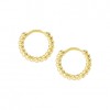 Nomination LoveCloud Gold Huggie Hoop Earrings