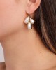 Dyrberg Kern Aubin Gold Earrings - White Pearl