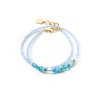 Coeur de Lion Joyful Colours Wrap Promo Bracelet - Turquoise + FREE EARRINGS