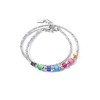 oeur de Lion Joyful Colours Wrap Promo Bracelet - Rainbow + FREE EARRINGS