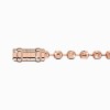 Rebecca 19cm Rose Gold Diamond Cut Bracelet with Magnetic Clasp