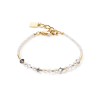 Coeur de Lion Gold Grey & Crystal Bracelet 6022/30-1218