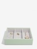 Stackers Classic Jewellery Box Set of 3 - Sage Green