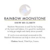 Sarah Verity Atomic Mini Rainbow Moonstone Silver Ring