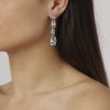 Dyrberg Kern Cornelia Silver Earrings - Crystal