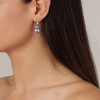 Dyrberg Kern Berle Silver Earrings - Light Blue / Pastel