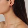 Dyrberg Kern Dessa Gold Earrings - Amethyst & Green