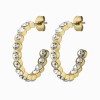 Dyrberg Kern Holly Gold Earrings - Crystal