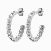 Dyrberg Kern Holly Silver Earrings - Crystal