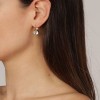 Dyrberg Kern Louise Gold Earrings - Crystal