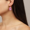 Dyrberg Kern Fiora Gold Earrings - Light Rose