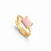 Sarah Verity Indu Pink Opal Gold Ring