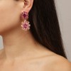 Dyrberg Kern Lina Gold Earrings - Rose/Pink