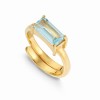 Sarah Verity Nirvana Blue Topaz Gold Ring