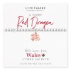 Life Charms Red Dragon Wales Bracelet
