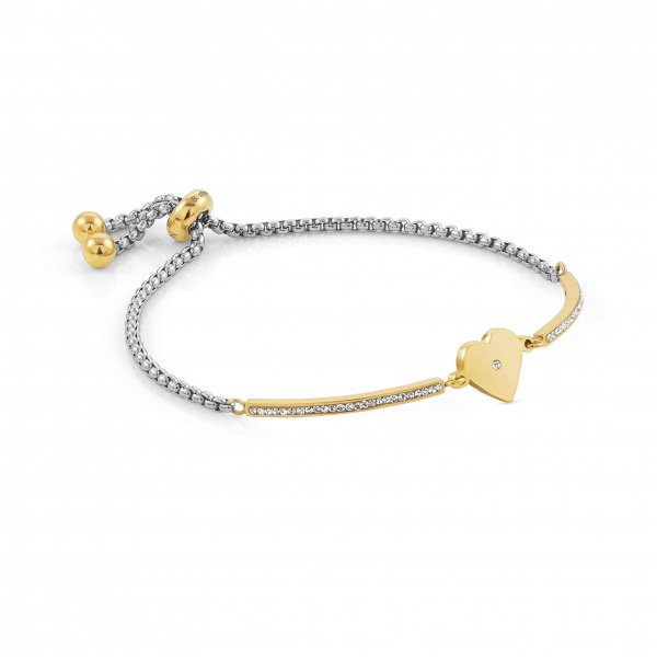 Nomination Milleluci Gold & Silver Heart Bracelet