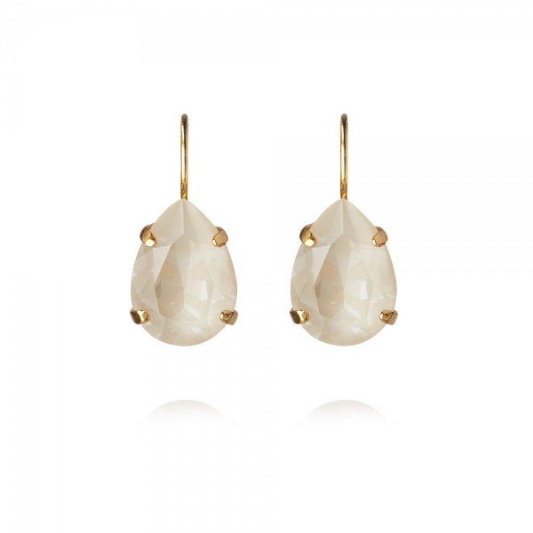 Caroline Svedbom Gold Mini Drop Clasp Earrings - Linen Ignite