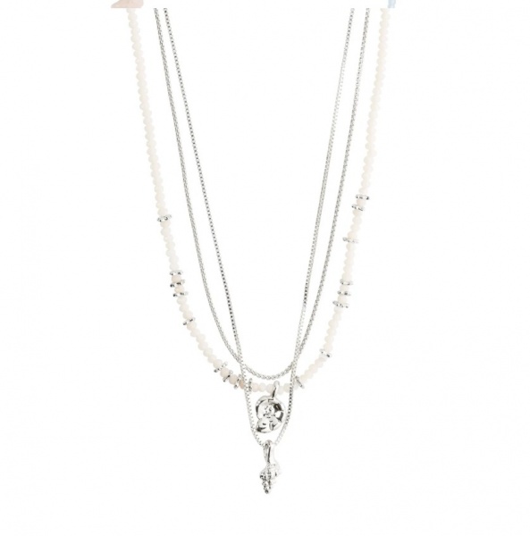Pilgrim Sea Silver 3-in-1 Necklace