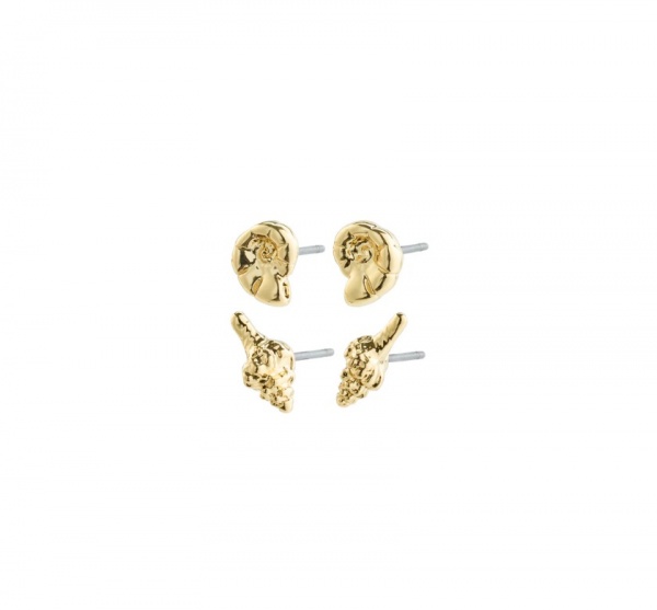 Pilgrim Force Gold 2-in-1 Earrings