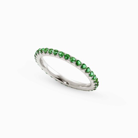 Nomination Lovelight Silver Ring with Green CZ - Size 11 (EU 51)