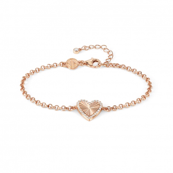 Nomination Truejoy Rose Gold Heart Bracelet