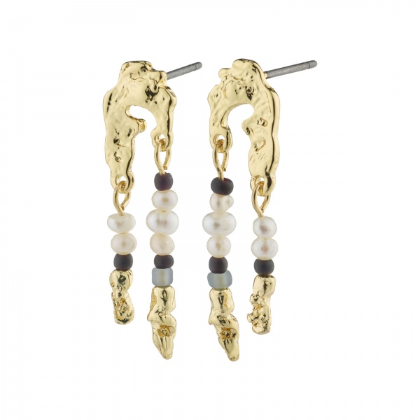 Pilgrim Earrings Niya Gold Multicoloured