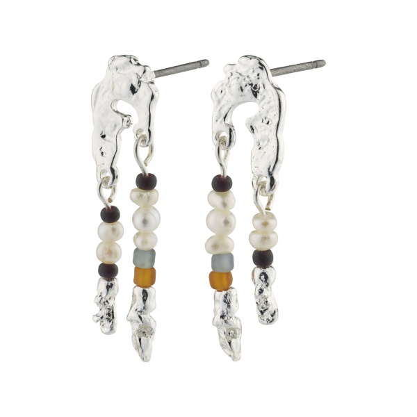 Pilgrim Earrings Niya Silver Multicoloured