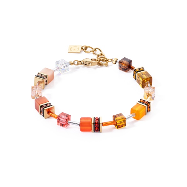 Coeur de Lion Gold Orange-Brown Bracelet 2838/30-0211