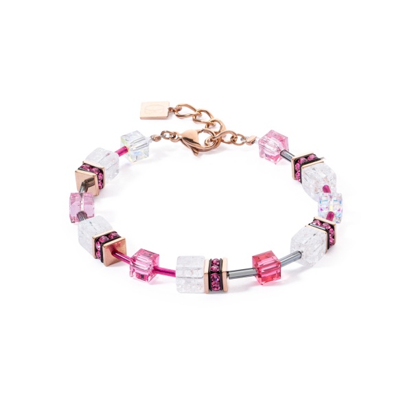 Coeur de Lion Rose Gold Pink Bracelet 3018/30-0400
