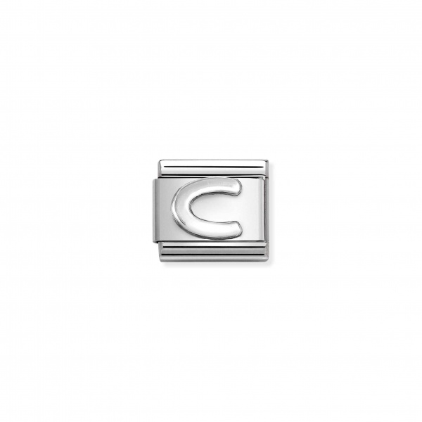 Nomination Classic Silver Oxidised Letters X Charm