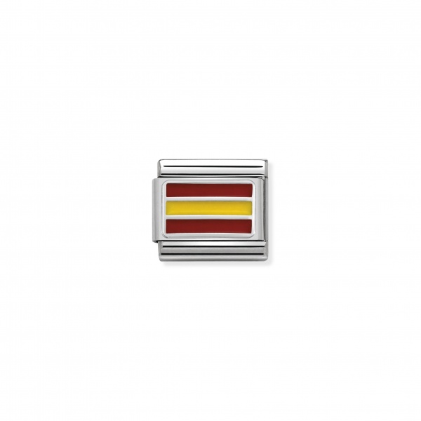 Nomination Silver Spain Flag Composable Charm