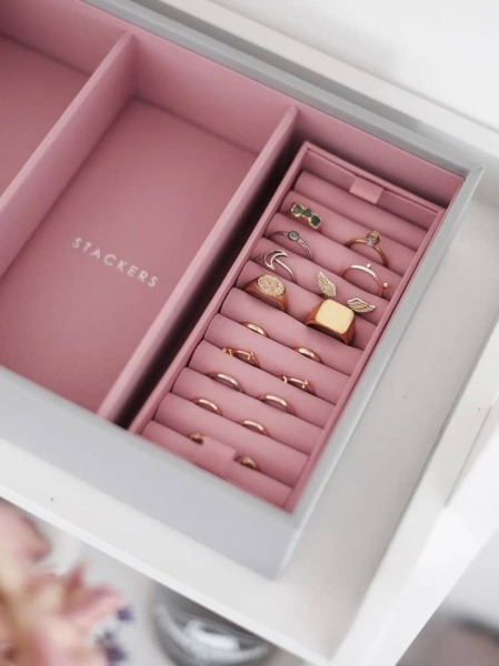 Stackers Ring Roll - Rose - McCloys Jewellery