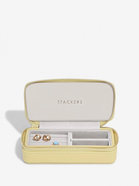 Stackers Medium Travel Jewellery Box - Yellow