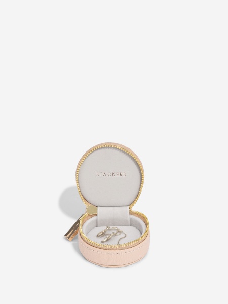 Stackers Oyster Travel Jewellery Box - Blush
