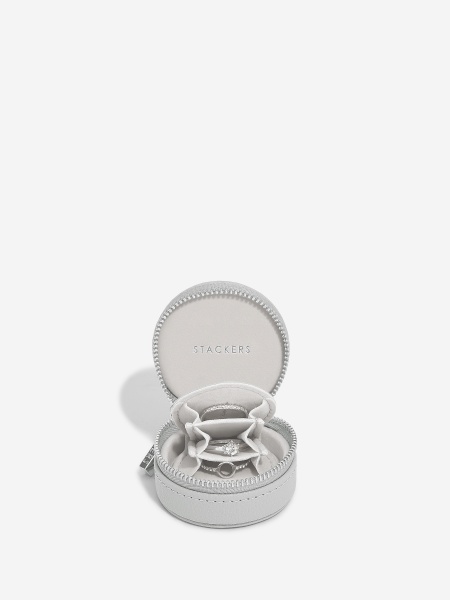 Stackers Oyster Travel Jewellery Box - Grey