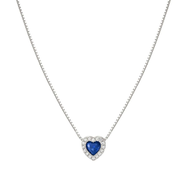 Nomination All My Love Silver Heart Necklace - Blue