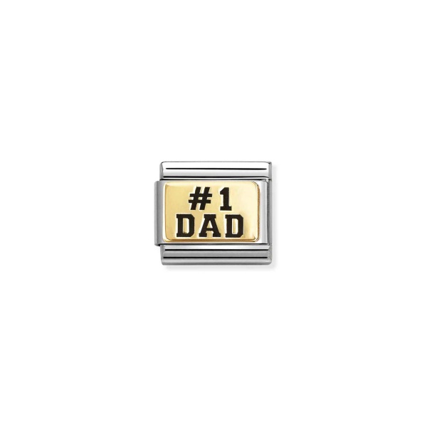 Nomination Gold #1 Dad Composable Charm