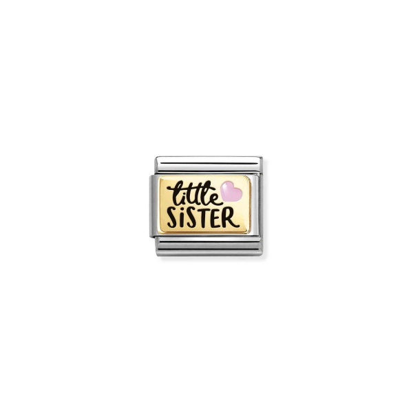 Nomination Gold Little Sister Composable Charm