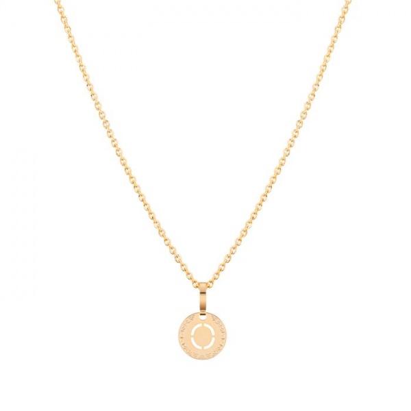 Rebecca Gold O Initial Necklace