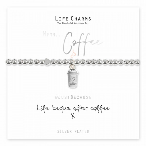 Life Charms Coffee Bracelet