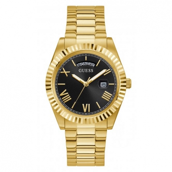 Guess Mens Connoisseur Gold Watch - GW0265G3