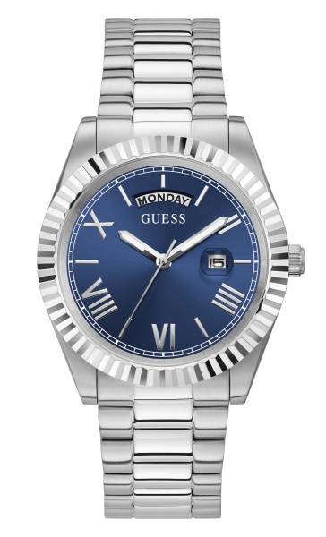 Guess Mens Connoisseur Silver Watch - GW0265G7