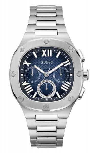 Guess Mens Headline Silver Watch - GW0572G1