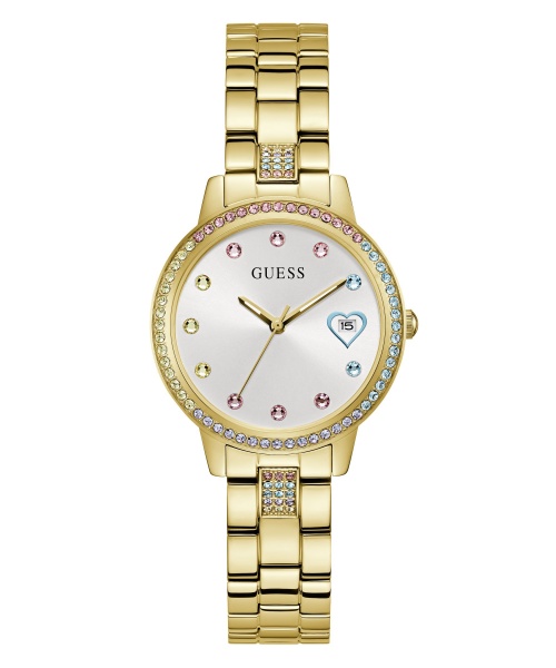 Guess Tree of Hearts Gold Watch - GW0657L2
