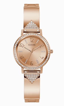 Guess Tri Luxe Rose Gold Watch - GW0474L3
