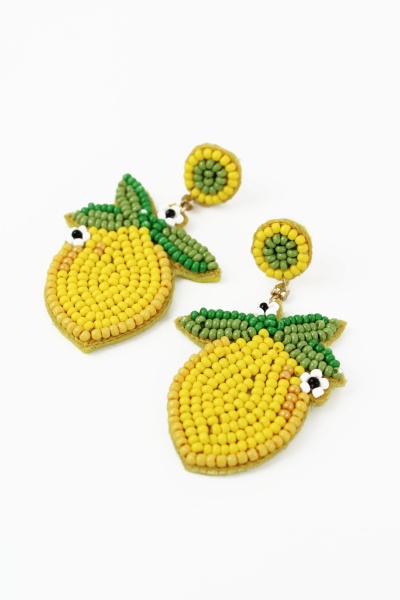 My Doris Mini Lemon Earrings