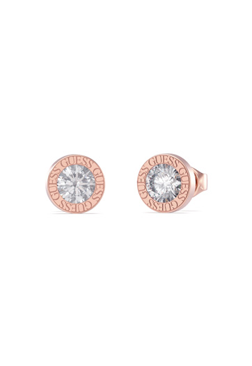 Guess Colour My Day Rose Gold Stud Earrings - UBE02244RG