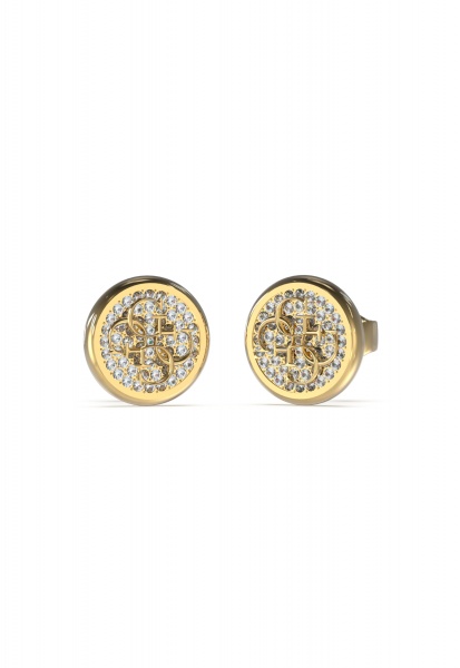 Guess Dreaming Guess Gold Stud Earrings - UBE03129YG