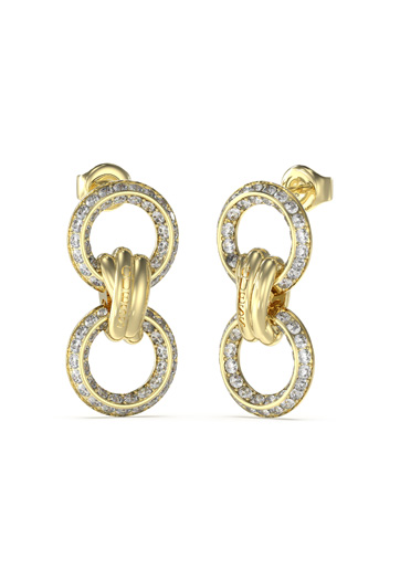 Guess Knot You Gold Drop Earrings - UBE04061YG